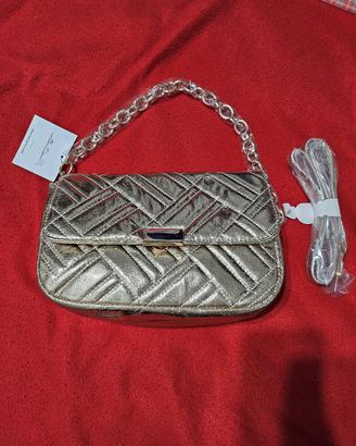 Borsa tracolla color oro