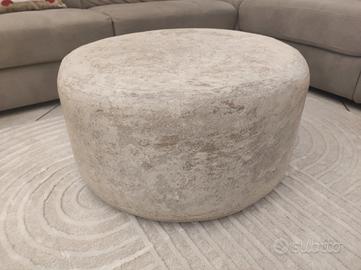 Tavolino "monolita"  effetto travertino