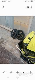 carello x bicicletta .. porta  due bimbi