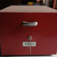 schedario metallo Zeuss anni 50 mid. 5/8