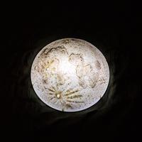 Lampada a forma di luna