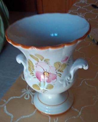 Vaso Ceramica Bassano dipinto a mano