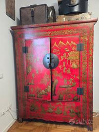 armadio cinese vintage