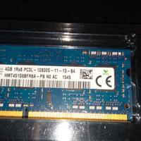 ram 4gb 1Rx8 PC3L 12800S