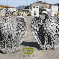 Aquila imperiale statua giardino esterno animali