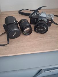 Macchina fotografica canon FTB più zoom OSAWA