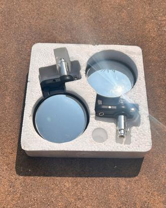 Coppia Specchietti Bar end per moto custom