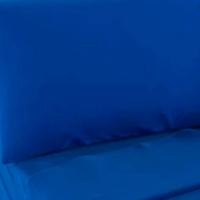 Completo letto matrimoniale blu royal