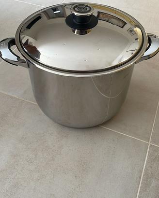 Pentola in acciaio inox pari al nuovo 25x30 ø