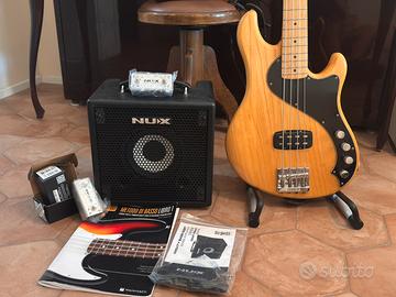 Basso Fender Dimension + Ampli Nux 50 watt