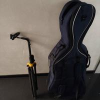 custodia violoncello + supporto da terra