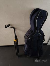 custodia violoncello + supporto da terra