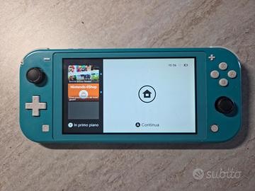 Nintendo Switch Lite Turchese - Rigenerata 100%