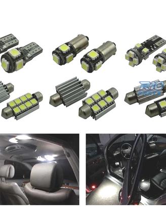 KIT 16 LAMPADE LED INTERNE MERCEDES CLK CLASSE W20