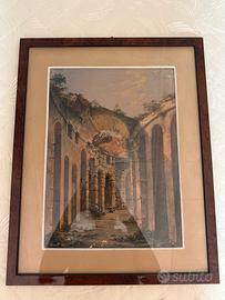 Antica Veduta Romana del 1863 – A. Vannelli –
