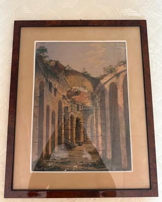 Antica Veduta Romana del 1863 – A. Vannelli –