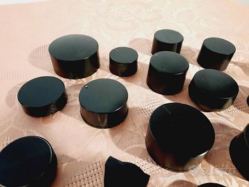 Manopole nere per amplificatori - varie misure