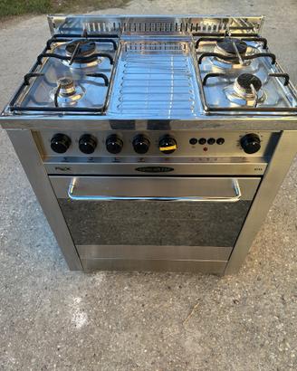 Cucina a gas con forno elettrico Rex R7XS