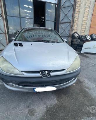 Ricambi Peugeot 206 1.9 diesel 69cv del 2000