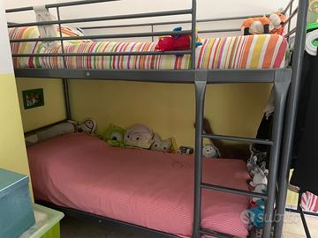 Letto a castello +2 materassi