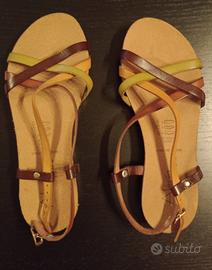 Sandali donna in pelle - Taglia 37