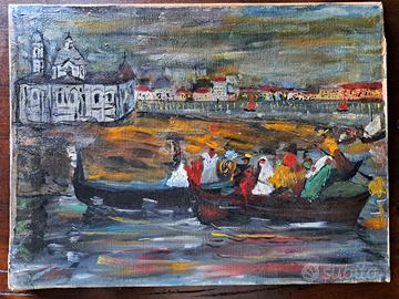 Quadro pittore naif  Zilan