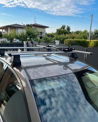 Barre porta tutto per toyota auris e porta bici
