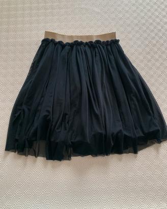Gonna tulle nera bambina 7 anni 122cm FUR BY