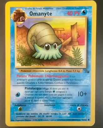 Omanyte mazzo Fossil