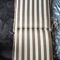 Cuscini per esterno a righe beige e bianchi Spirit