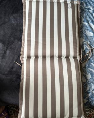 Cuscini per esterno a righe beige e bianchi Spirit