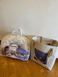 Cuscino allattamento chicco+ sacchetto di vestiti