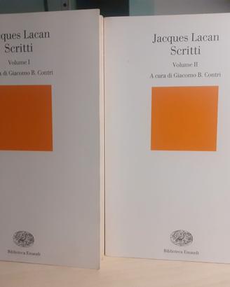 Jacques Lacan - Scritti. Volume 1 e Volume 2.