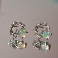 Orecchini con Opale Etiope naturale