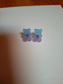 Orecchini orsetto diversi colori