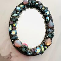 Piccolo specchio vintage stile Shabby Bohemien