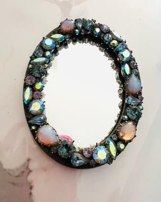 Piccolo specchio vintage stile Shabby Bohemien