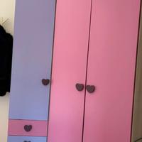 Cameretta con letto matrimoniale