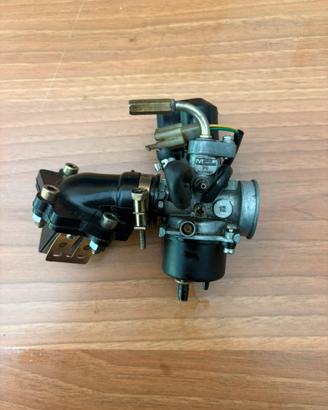 carburatore del 12 con pacco e colletore minarelli