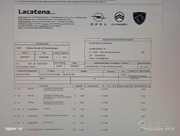 Peugeot 308 sw 1500 diesel