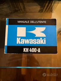 Libretto uso manutenzione kawasaki kh400