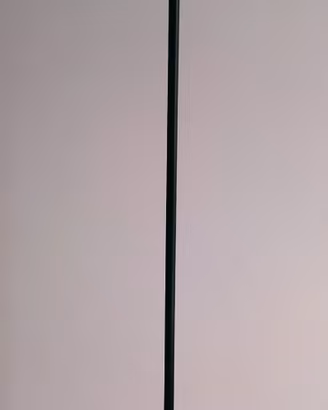 Lampada piantana da terra in vetro e marmo
