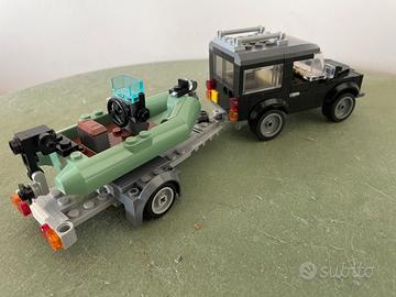Lego city Defender trasporto gommone