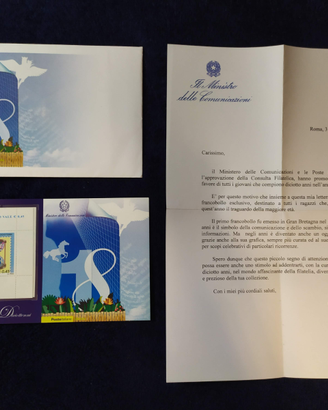 Francobollo 2006 diciottenni azzurro