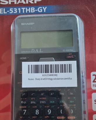 stock calcolatrici scientifiche sharp modelli mist