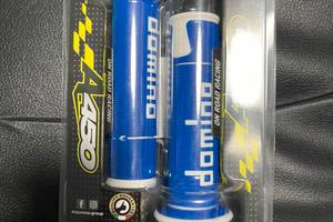 MANOPOLE DOMINO A450 NUOVE MOTO/SCOOTER,BLU/BIANCO