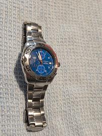 Cronografo Vagary al quarzo in acciaio, 10 bar