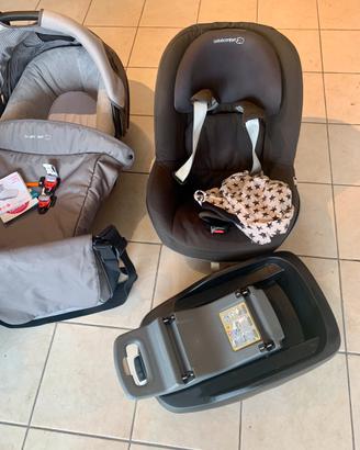 Trio bebe’ confort+base isofix+ seggiolino auto