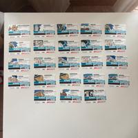 Lotto di 23 schede Telecom serie “Linee d’italia”