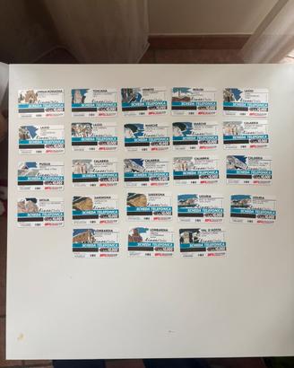 Lotto di 23 schede Telecom serie “Linee d’italia”